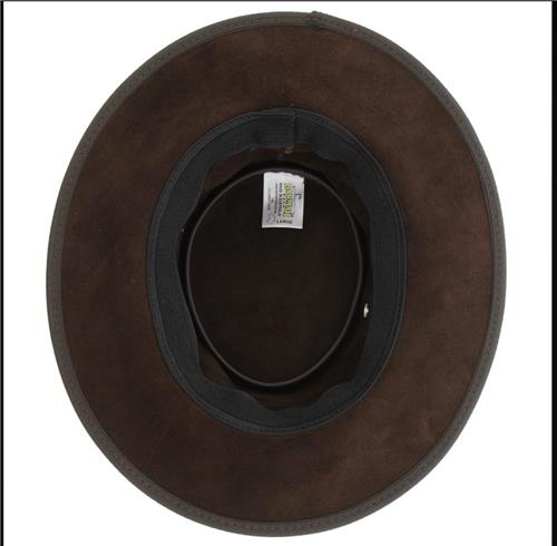 Barmah Foldaway Bronco Hat - Dark Brown