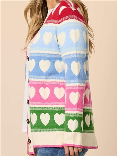 Threadz - Chic Hearts Cardi