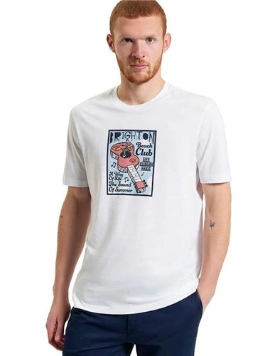 Ben Sherman - Boat Guitar Character T-Shirt - White