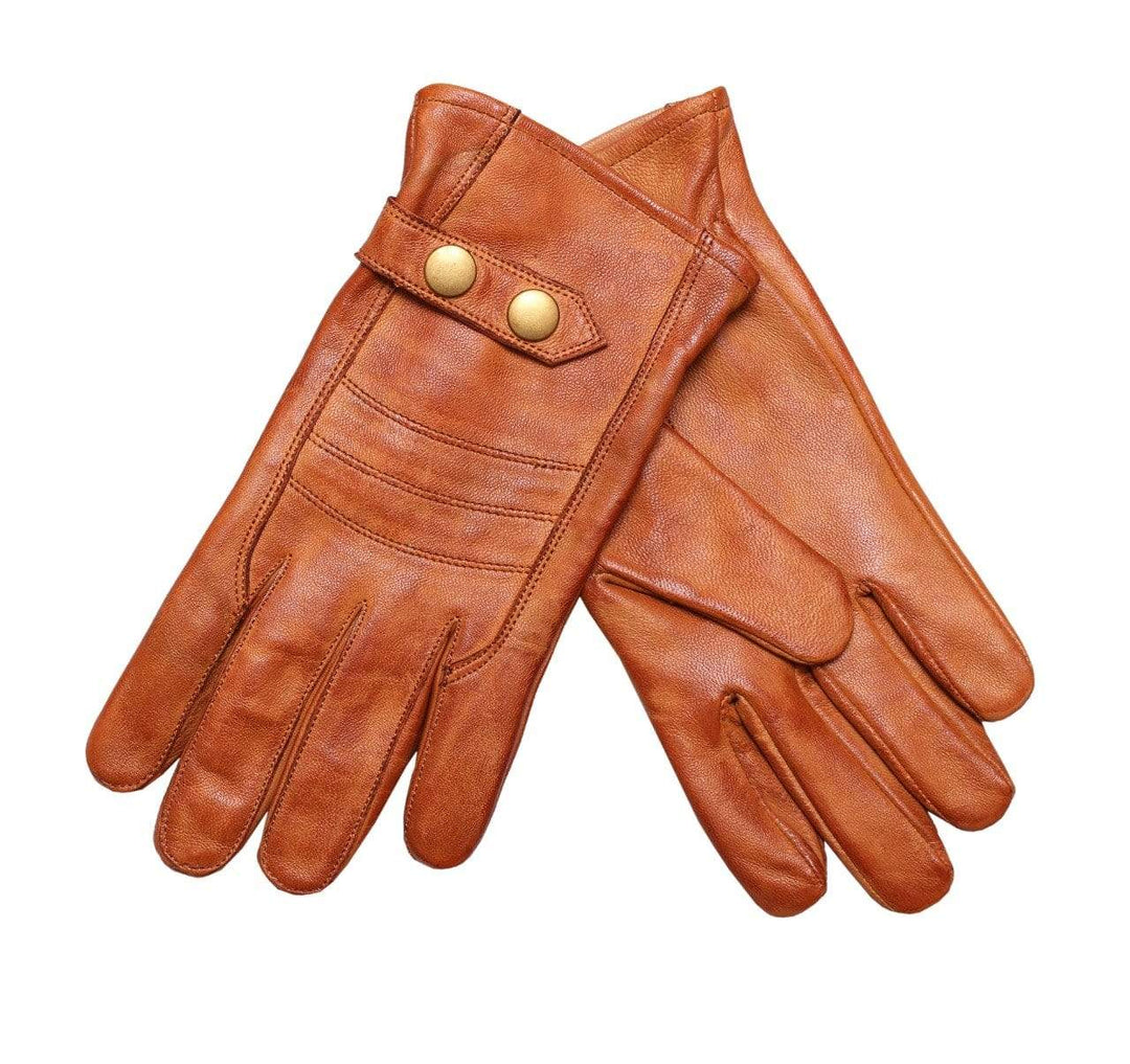 Indepal Bergman 2-Clip Leather Gloves - Tan - image 1