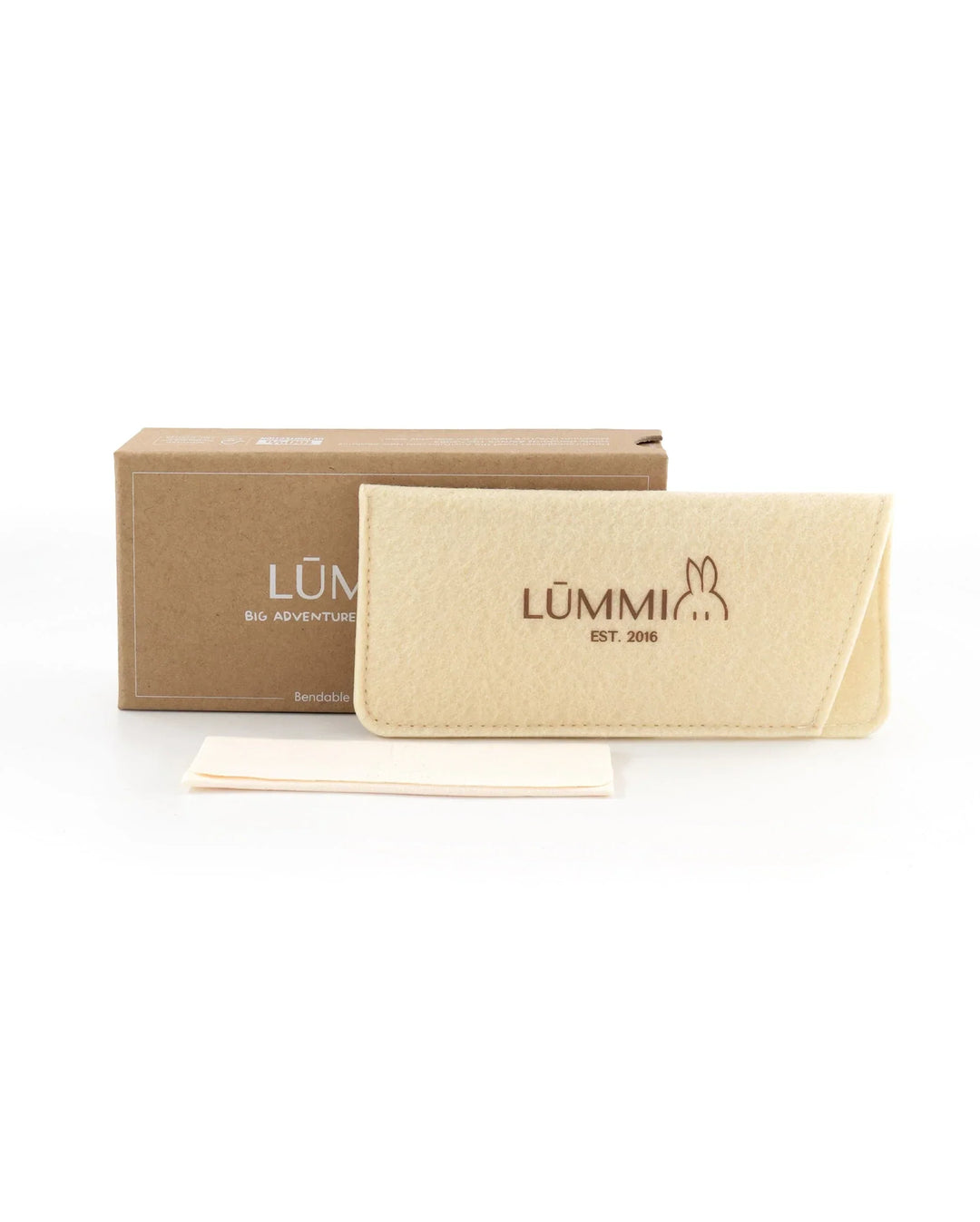 Lummi Bunny Keyhole Kids Sunglasses in Vanilla, packaging