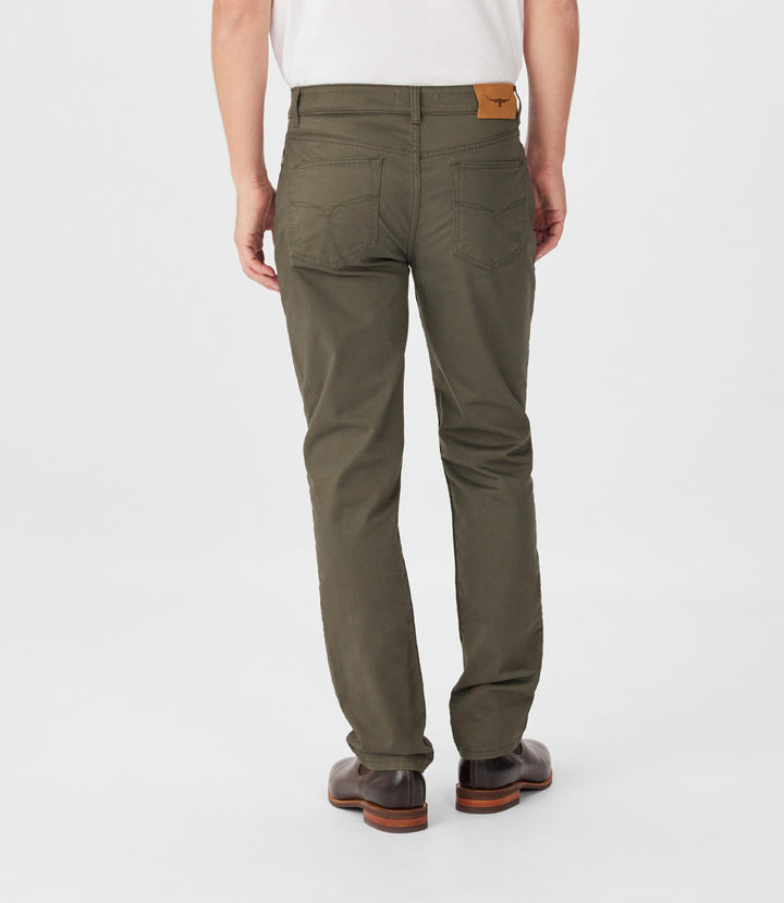 R.M.Williams Loxton 5 Pocket Jeans - Olive - view 2