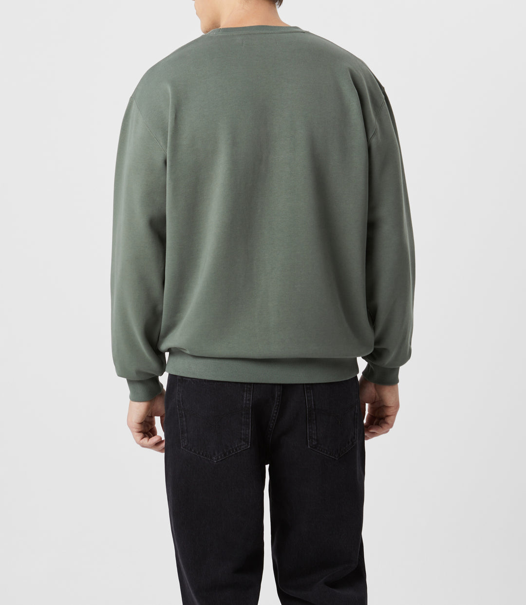 R.M.Williams Heritage Crew Sweat - Spruce Green - view 2