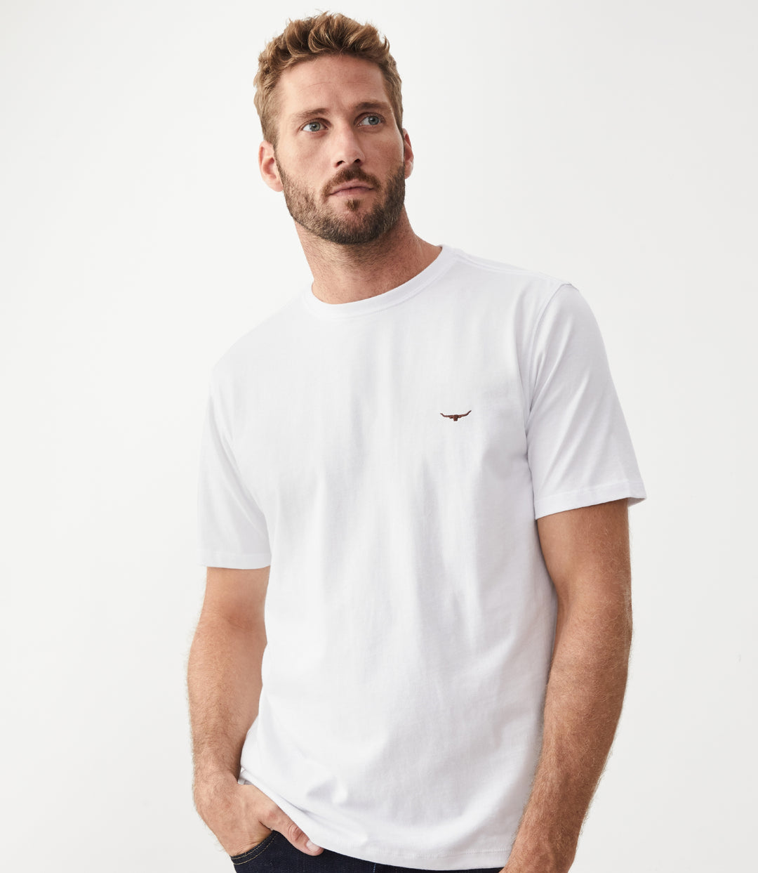 R.M.Williams Parson Tee White - view 6
