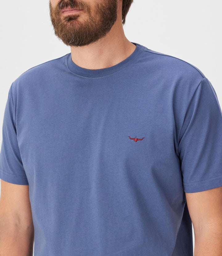 R.M.Williams Parson T-Shirt - Vintage Indigo - view 3