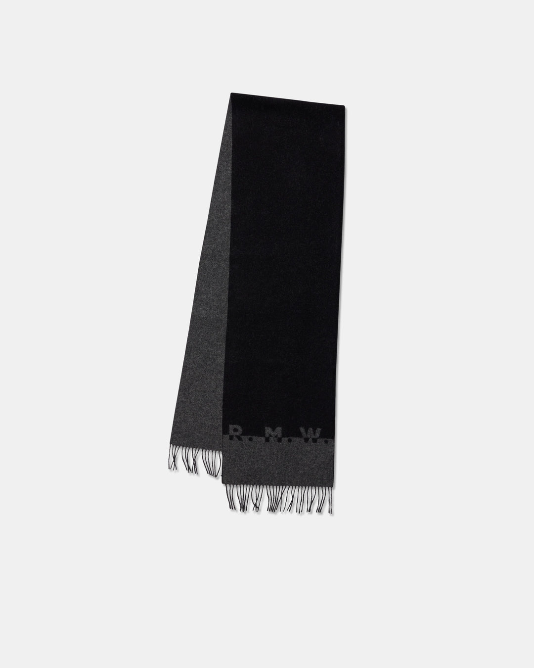R.M.Williams Logo Jacquard Scarf - Black Charcoal - view 4