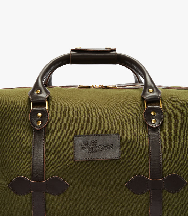 R.M.Williams Lindfield Duffle Bag - Khaki/Brown - view 5