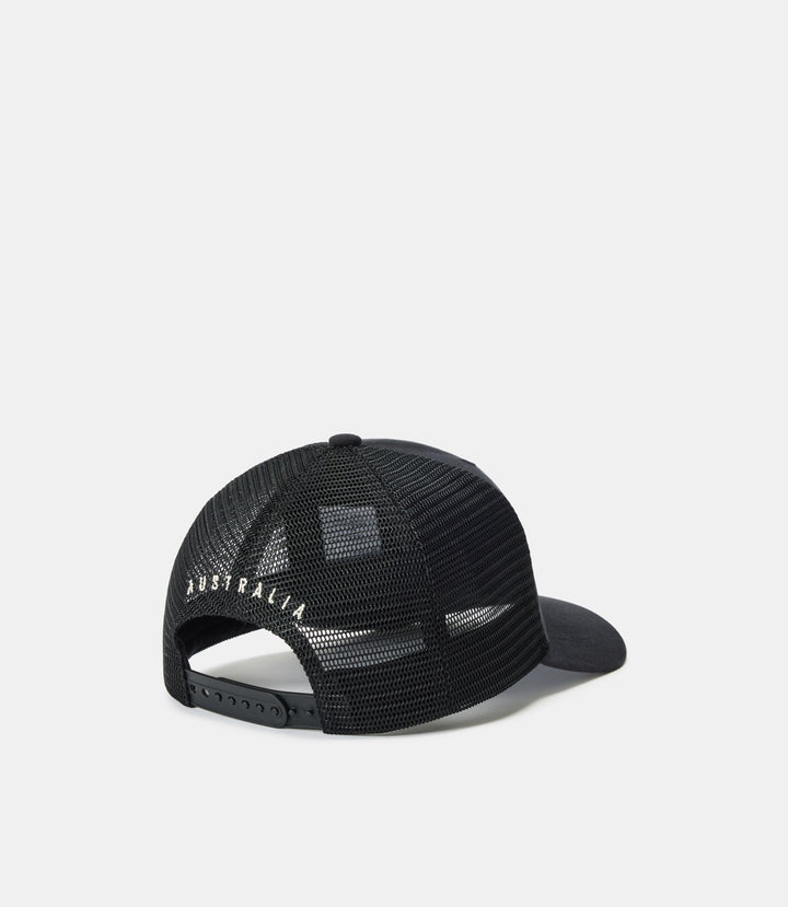 R.M.Williams Genuine Longhorn Trucker Cap - Washed Black - view 2