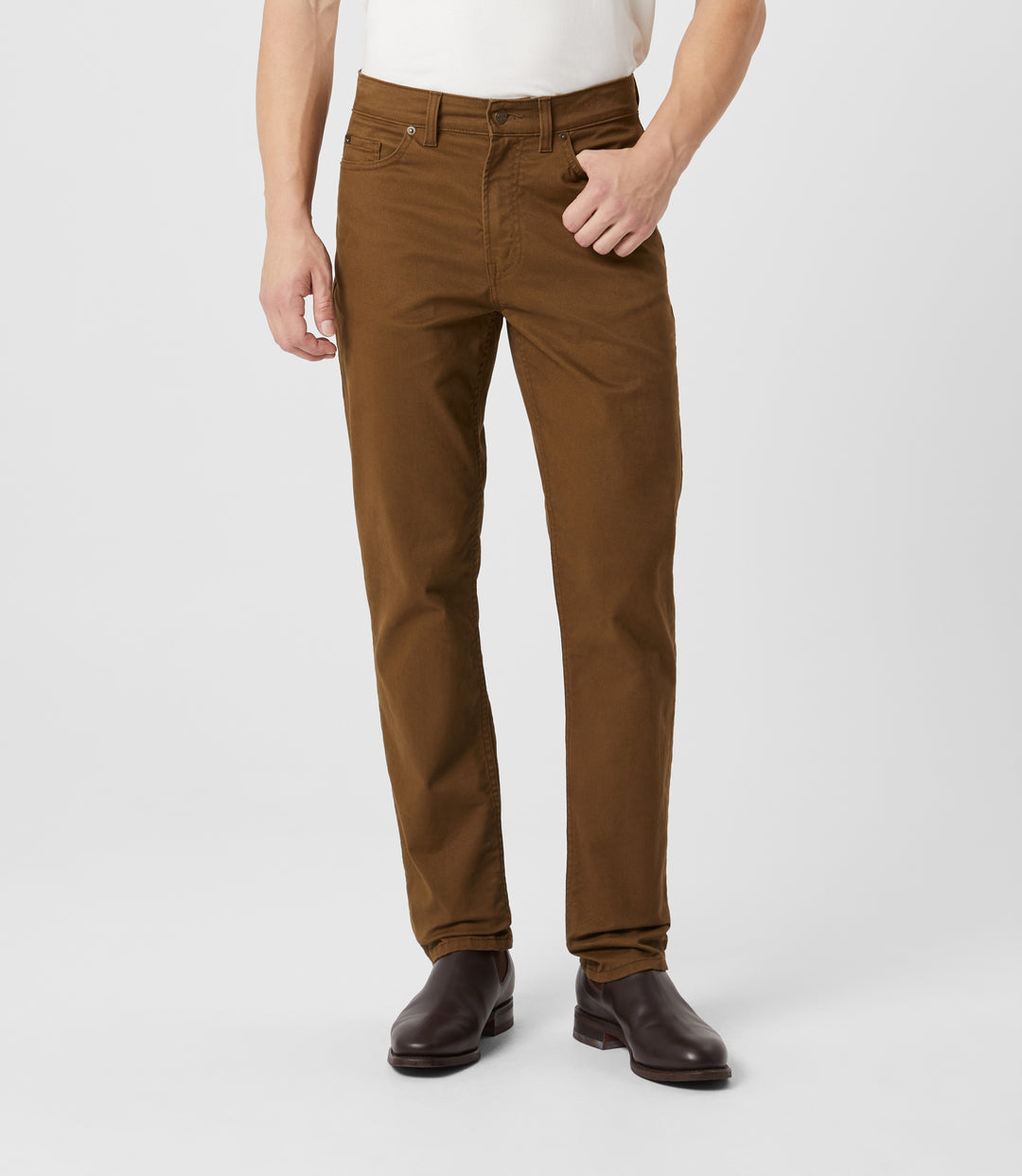 R.M.Williams Loxton 5 Pocket Jeans - Caramel - view 2