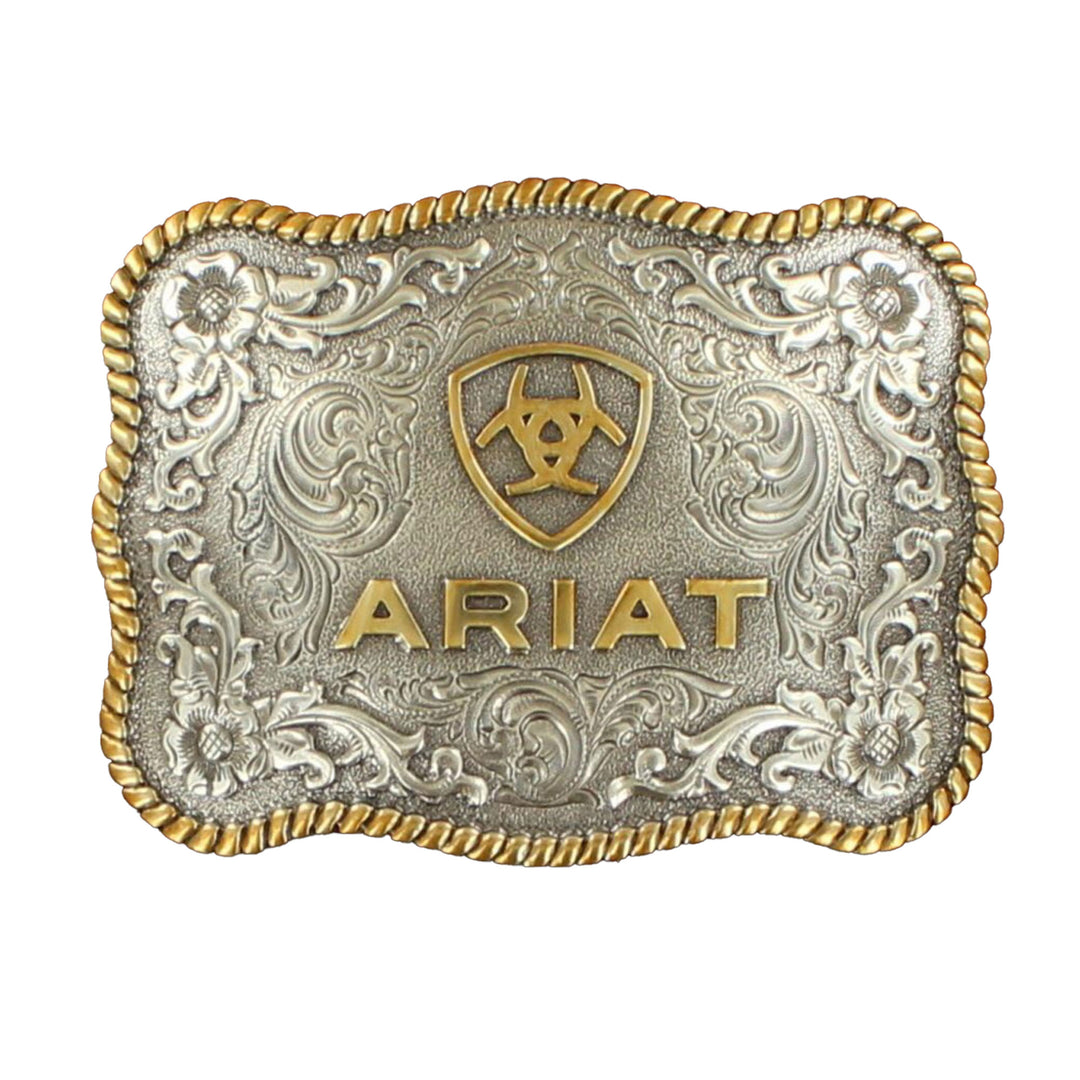 Ariat Antique Silver and Gold Buckle, photo 1 of 1