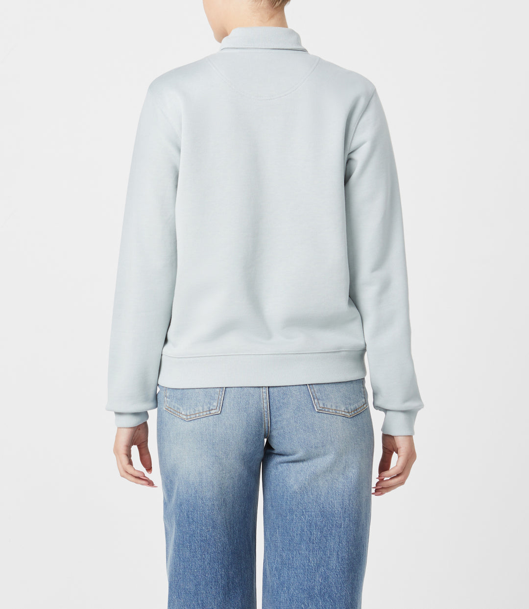 R.M.Williams Trickett 1/4 Zip Sweatshirt - Salt - view 2