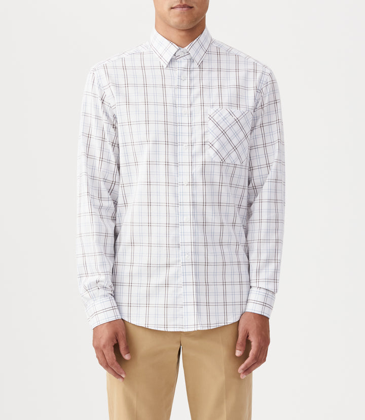 R.M.Williams Collins Shirt - Blue White Brown