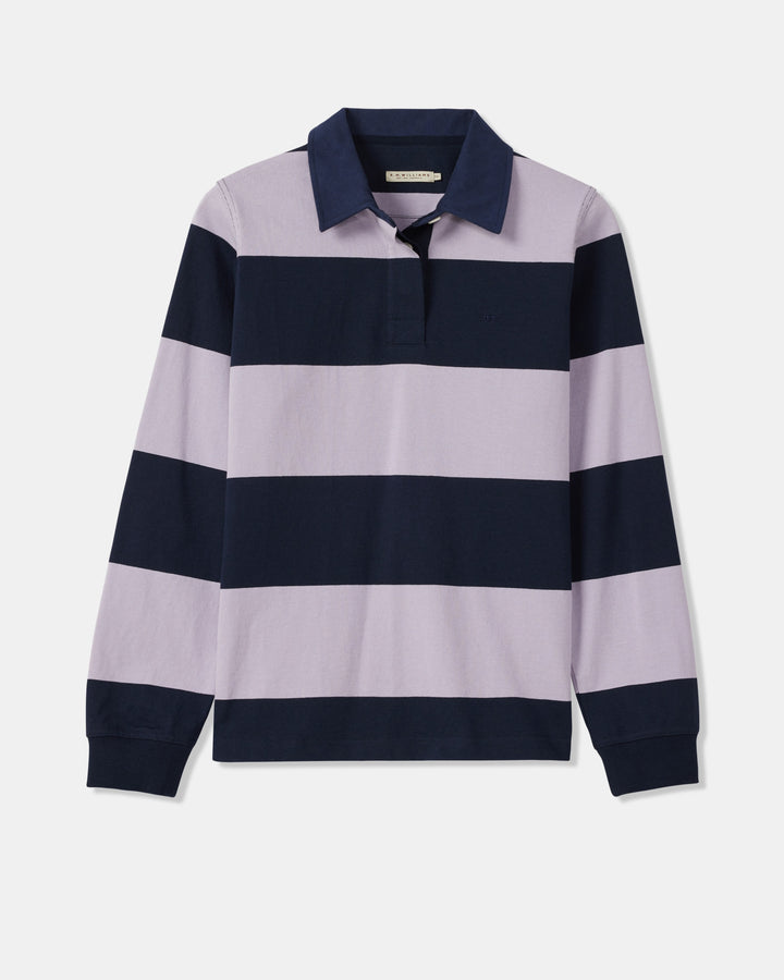 R.M.Williams Nundle Rugby - Grape/Navy