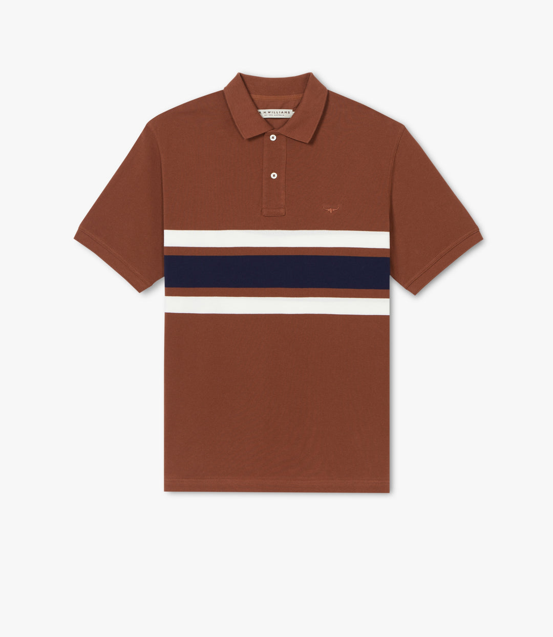 R.M.Williams Rod Polo - Brown Navy Stone