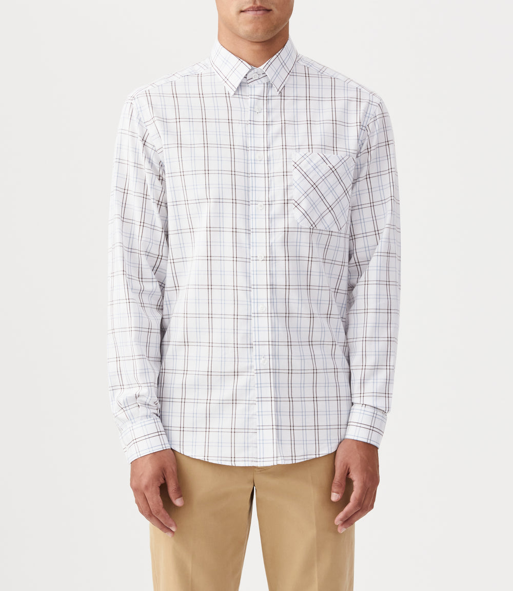 R.M.Williams Collins Shirt - Blue White Brown - view 2