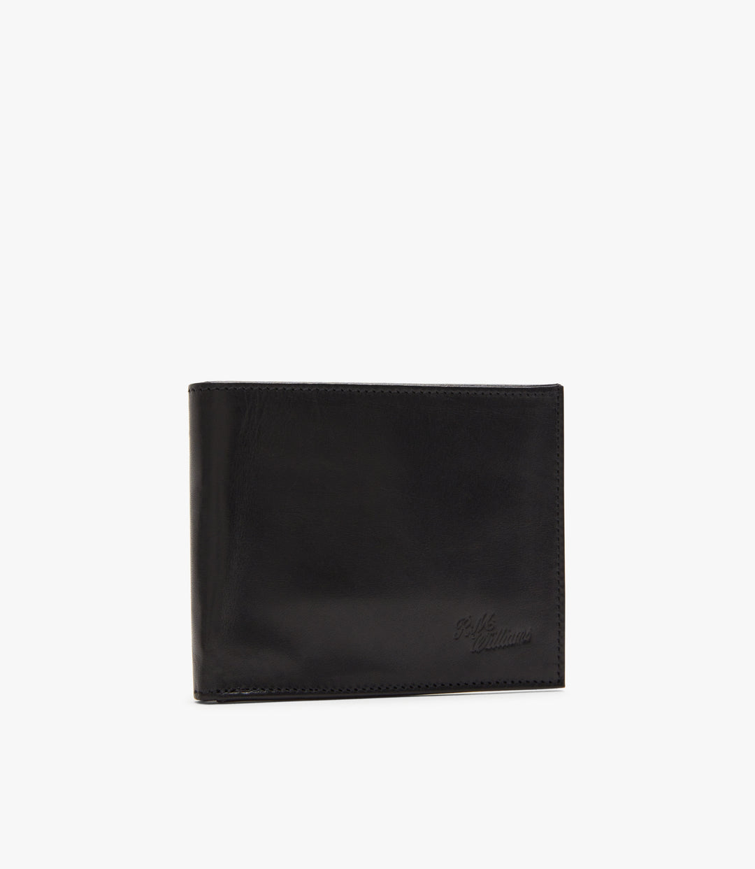 R.M.Williams Singleton Wallet With Coin Pouch - Black Shiny - view 3