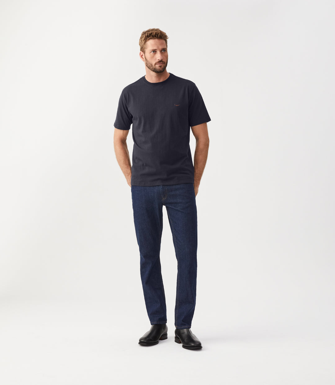 R.M.Williams Parson T-Shirt - Navy - view 3