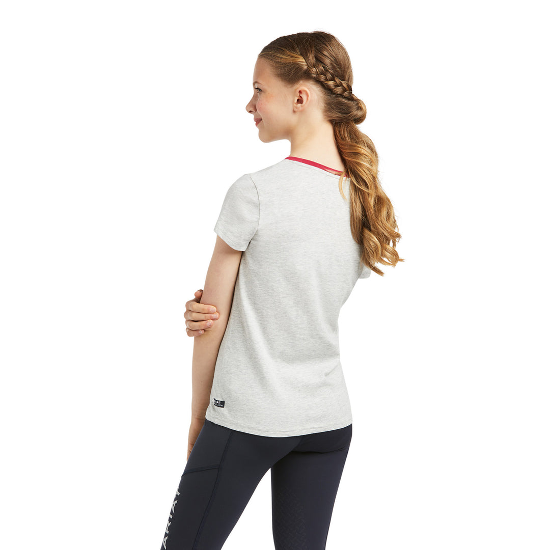 Ariat Unicorn Moon Tee in Heather Grey, photo 2 of 3