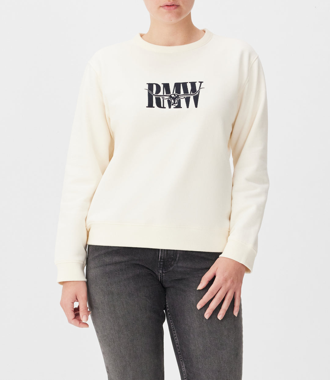 R.M.Williams Retro Logo Sweat - White