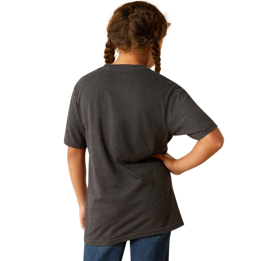 Ariat Desert Child T-Shirt in Charcoal Heather, photo 2 of 5