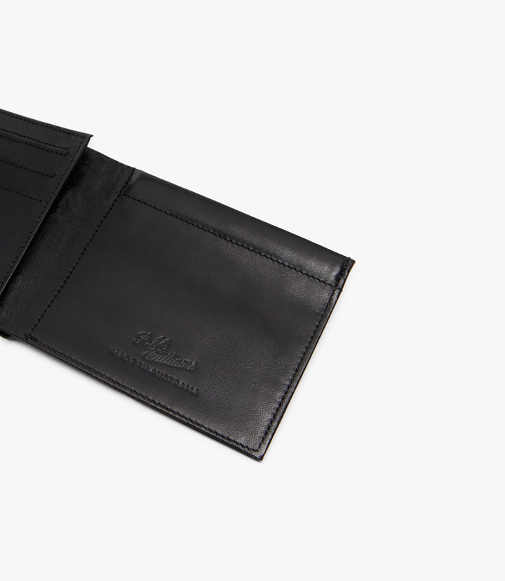 R.M.Williams Singleton Wallet With Coin Pouch - Black Shiny - view 6