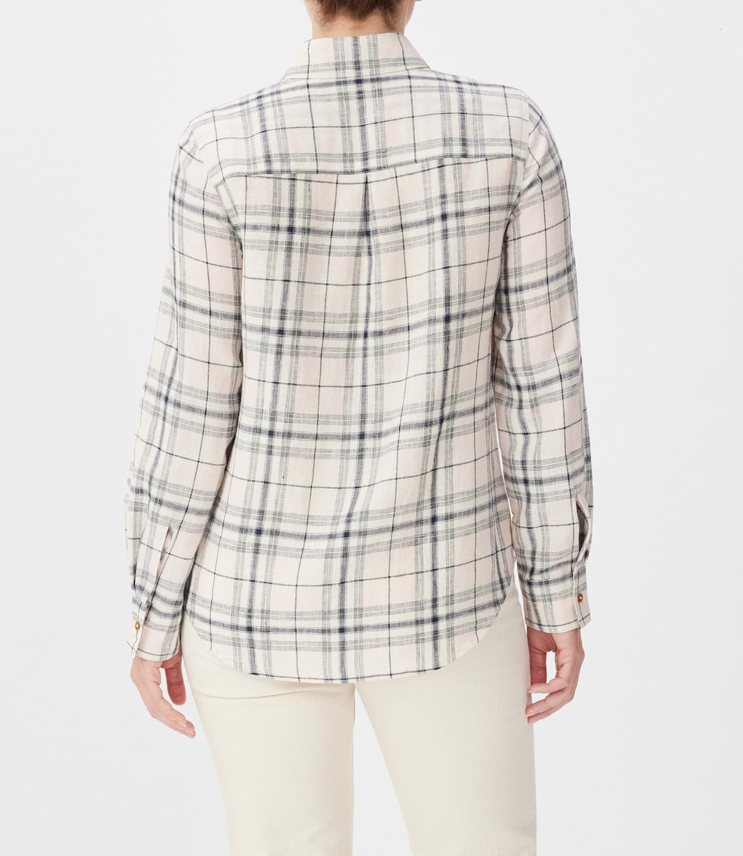 R.M.Williams Olney Check Linen L/S Shirt - Multicolour - view 2