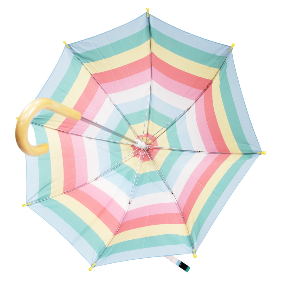 Korango - Rainbow Stripe Umbrella - Multi