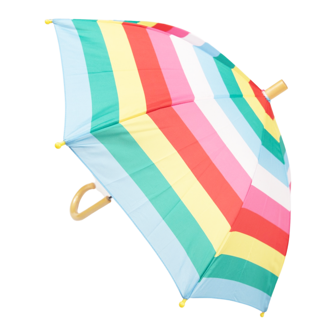 Korango - Rainbow Stripe Umbrella - Multi