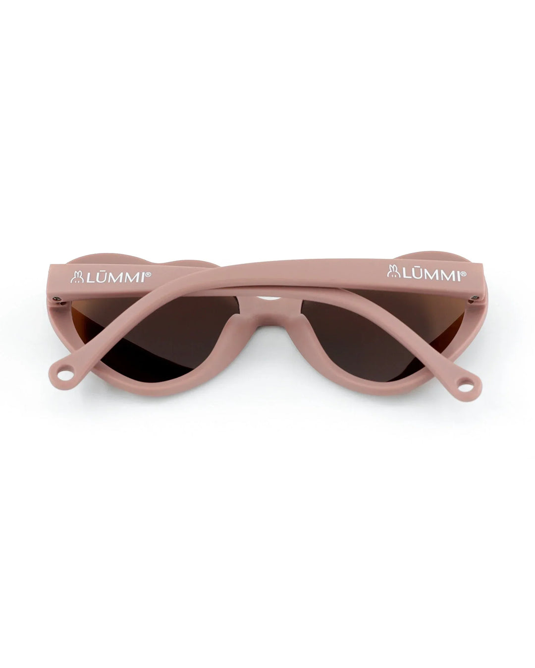 Lummi Bunny Heart Kids Sunglasses in Rosewood, back