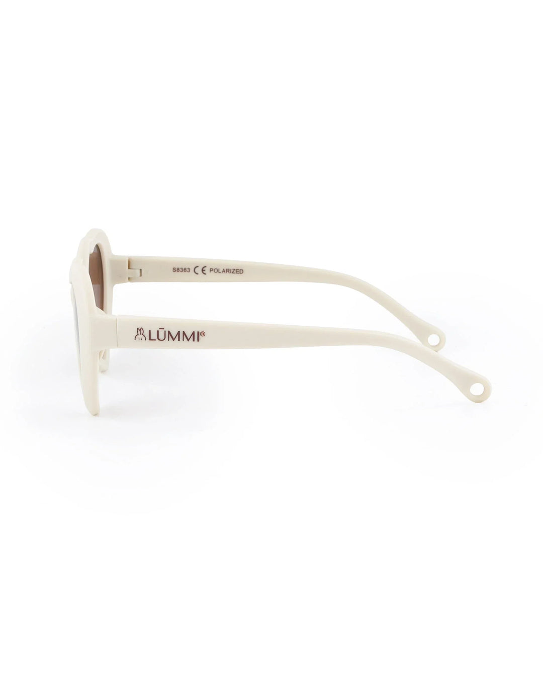 Lummi Bunny Heart Kids Sunglasses in Vanilla, side