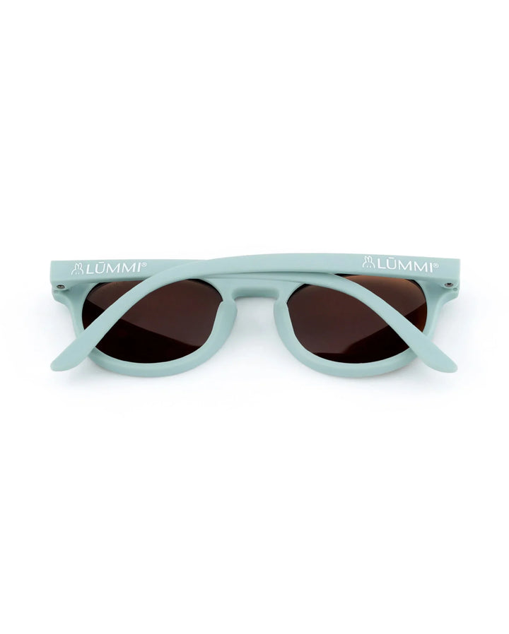 Lummi Bunny Keyhole Kids Sunglasses in Misty Blue, back