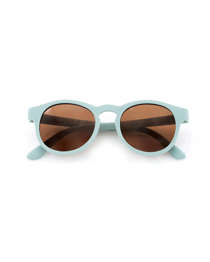 Lummi Bunny Keyhole Kids Sunglasses in Misty Blue, front