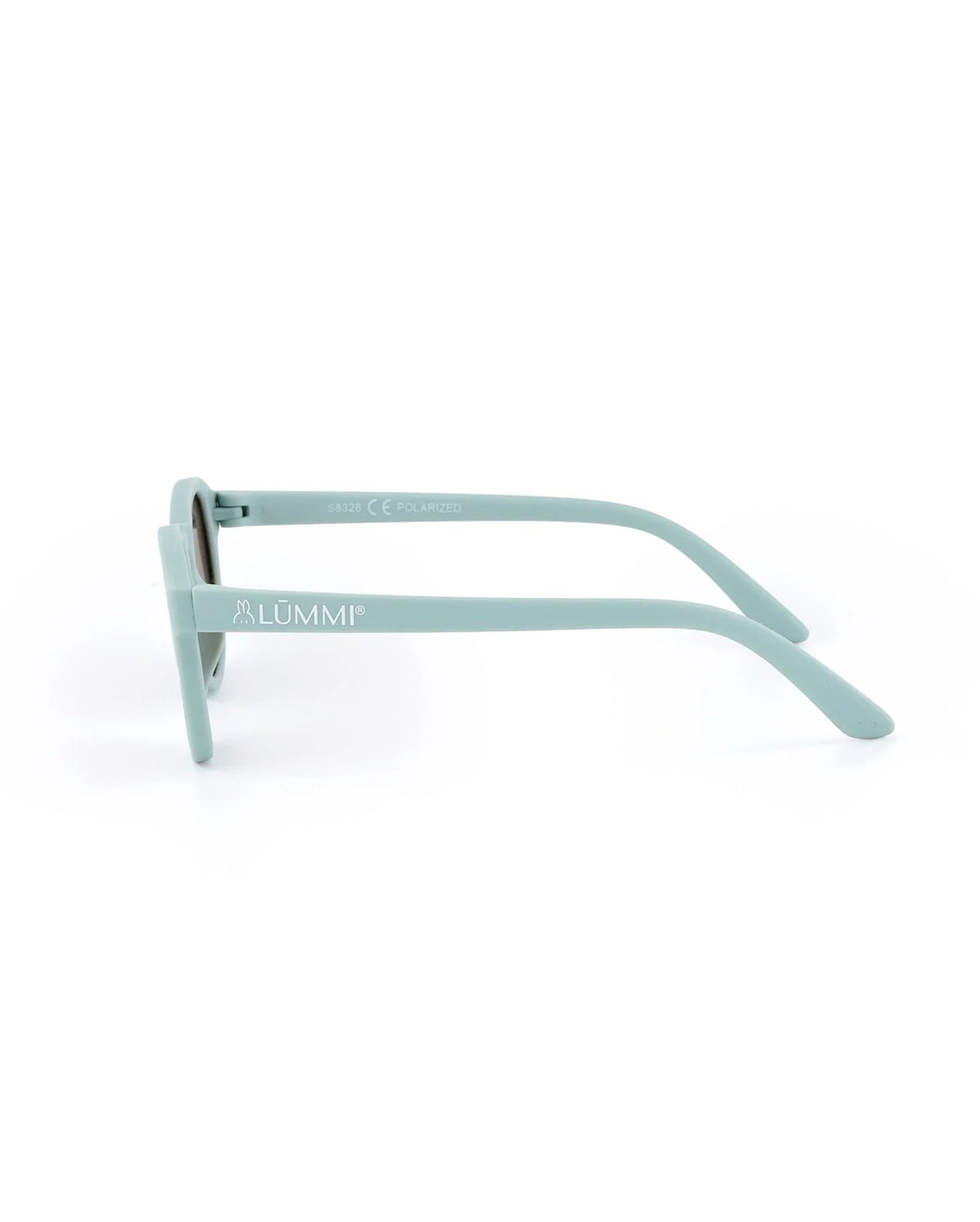 Lummi Bunny Keyhole Kids Sunglasses in Misty Blue, side