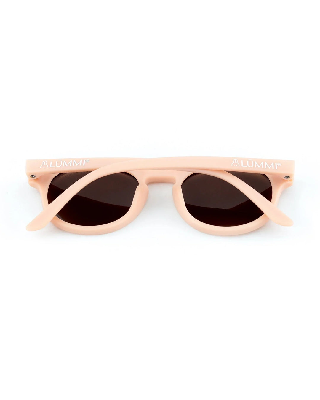 Lummi Bunny Keyhole Kids Sunglasses in Pastel Pink, back