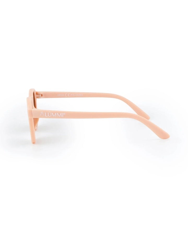Lummi Bunny Keyhole Kids Sunglasses in Pastel Pink, side