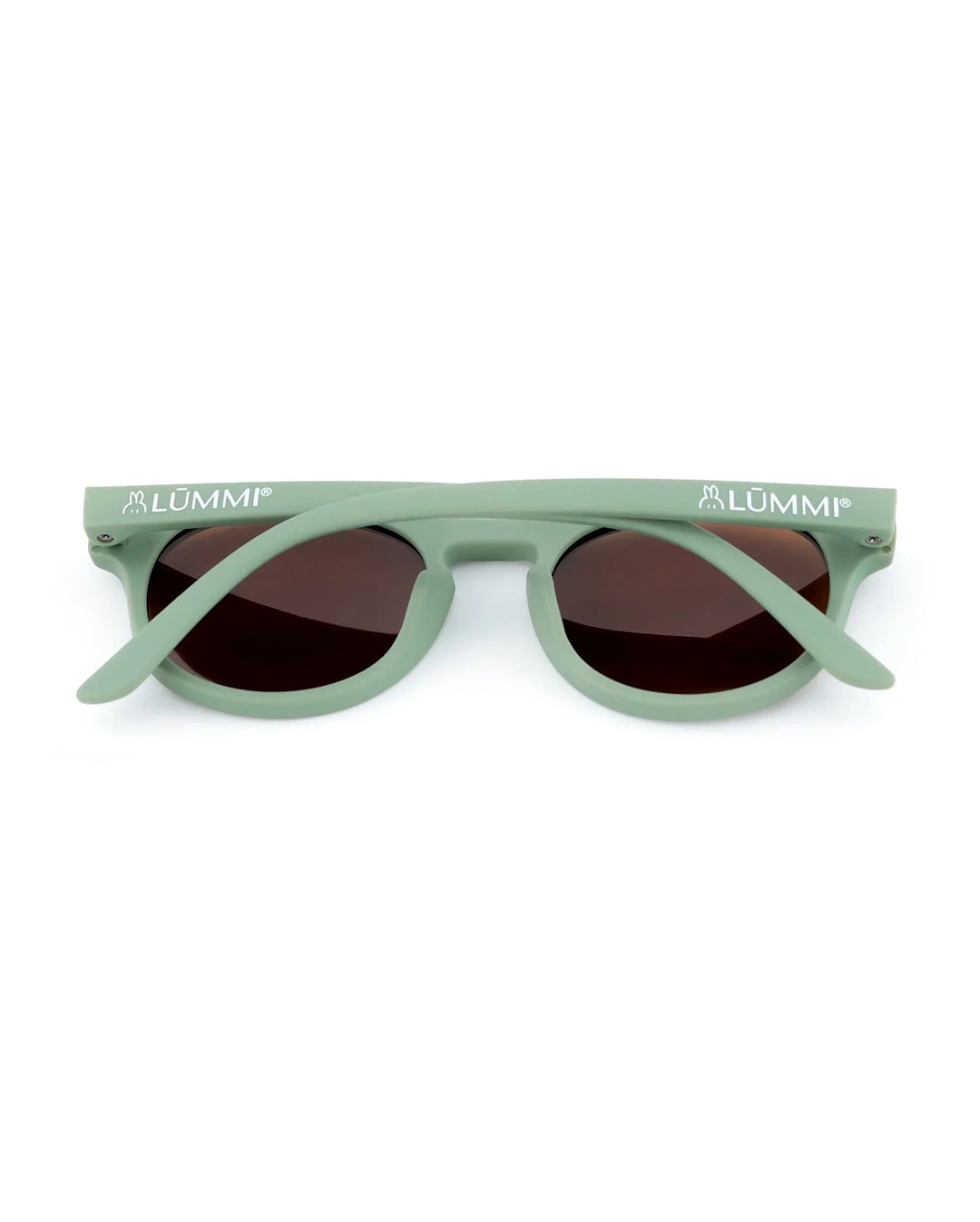 Lummi Bunny Keyhole Kids Sunglasses in Sage, back
