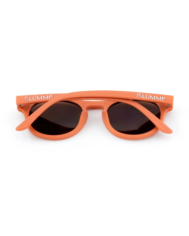 Lummi Bunny Keyhole Kids Sunglasses in Terracotta, back