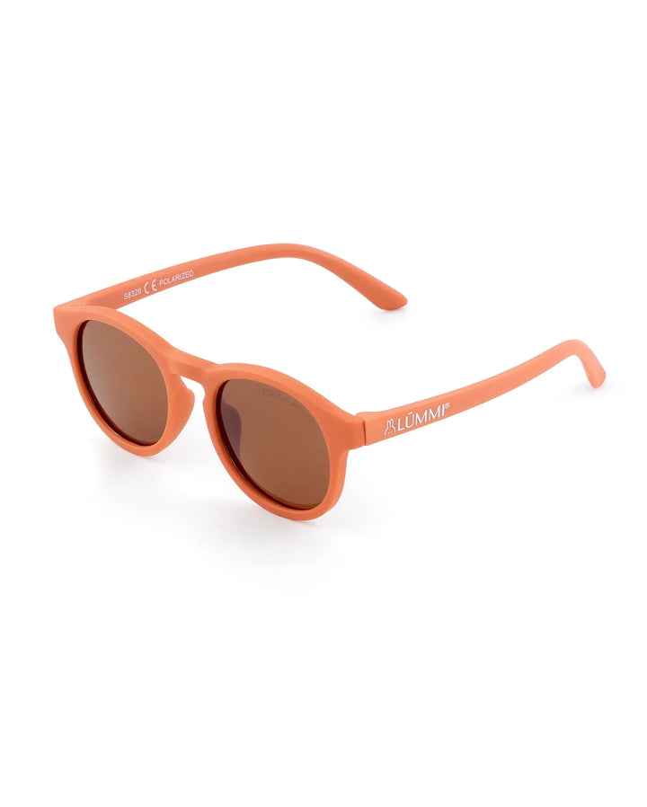 Lummi Bunny Keyhole Kids Sunglasses in Terracotta, front angle