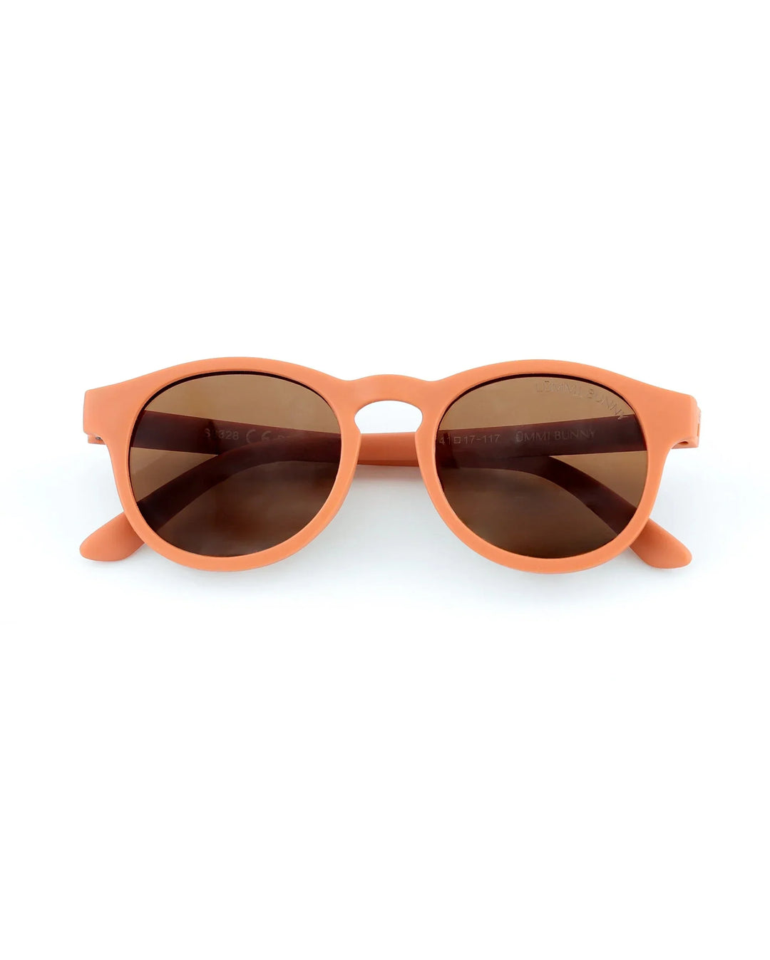 Lummi Bunny Keyhole Kids Sunglasses in Terracotta, front
