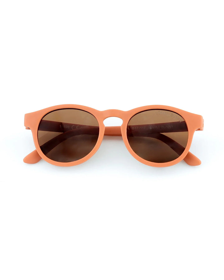 Lummi Bunny Keyhole Kids Sunglasses in Terracotta, front