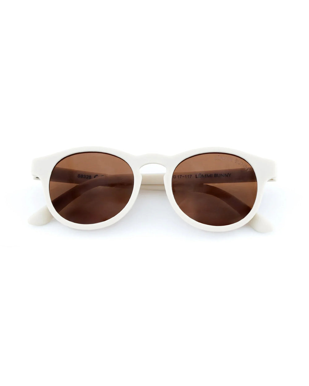 Lummi Bunny Keyhole Kids Sunglasses in Vanilla, front