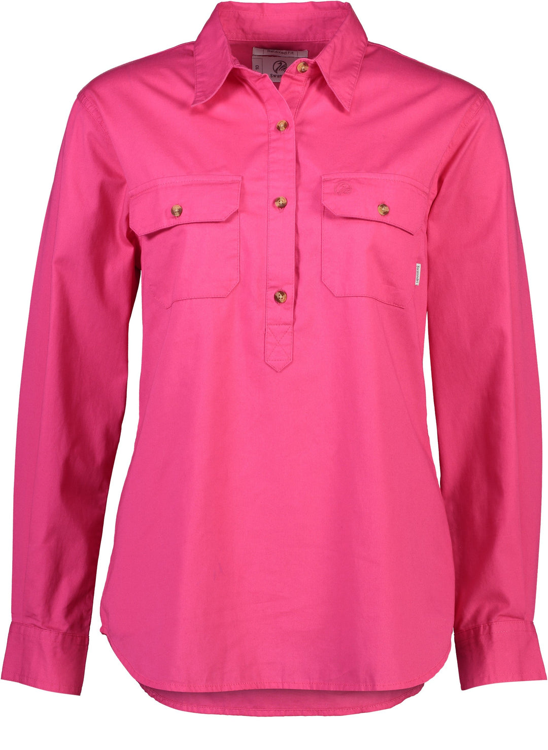 Swanndri Womens Roma Shirt in Pink, front