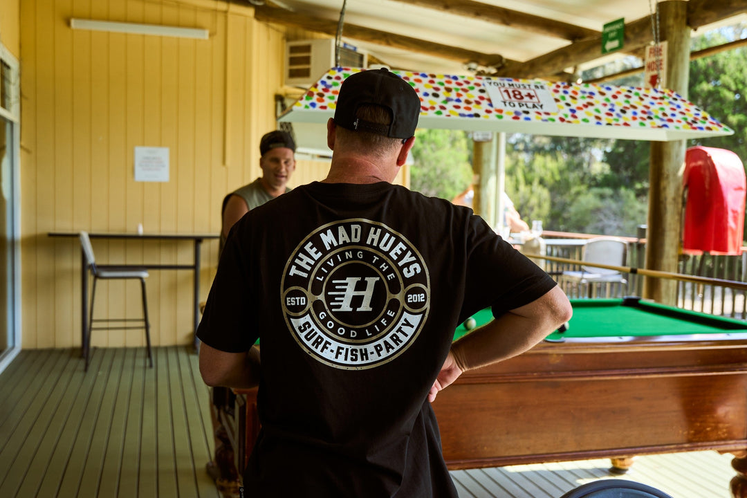 The Mad Hueys Hueys Good Life | SS Tee - Black