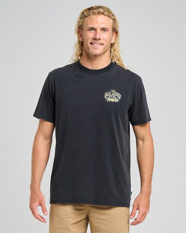The Mad Hueys Frothin Shoey | SS Tee - Washed Black