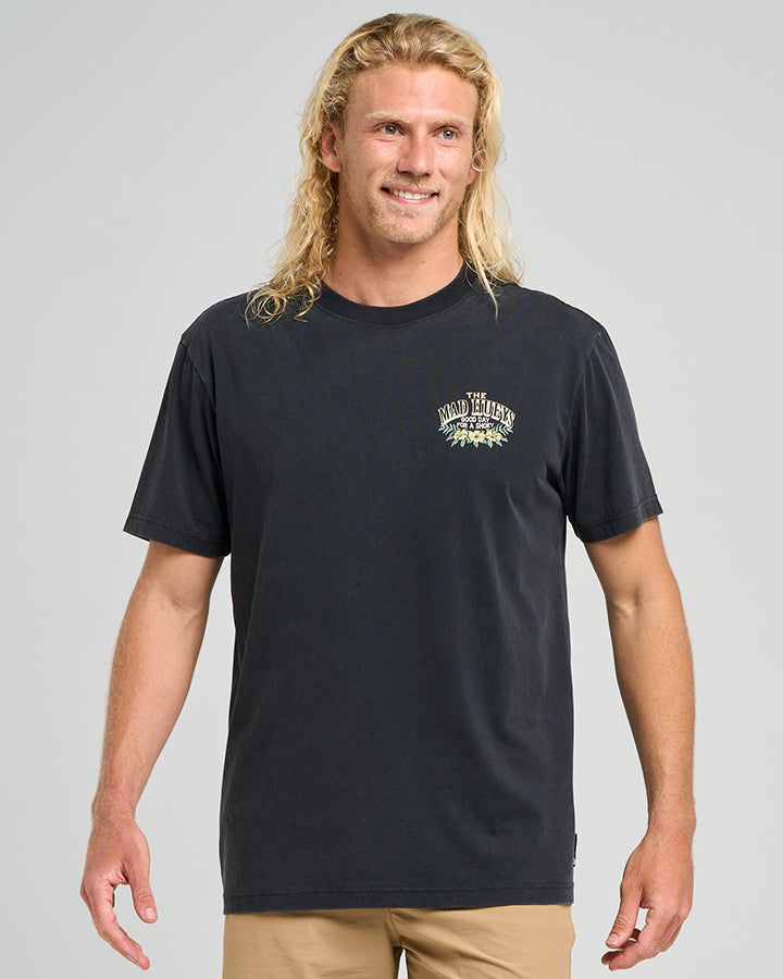 The Mad Hueys Frothin Shoey | SS Tee - Washed Black