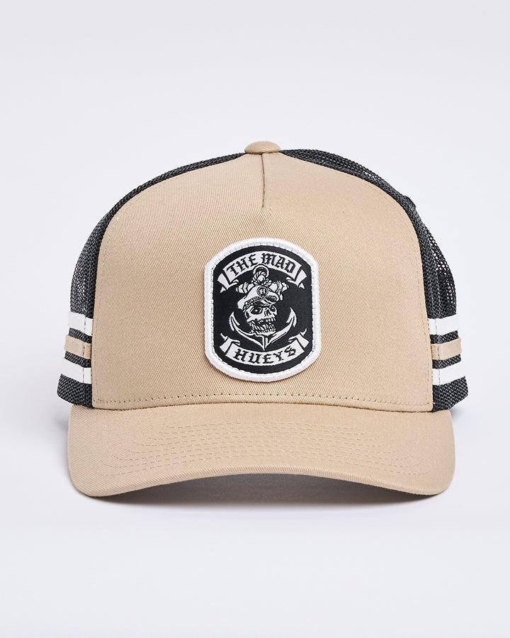 The Mad Hueys Sailor Anchor | Twill Trucker - Tan