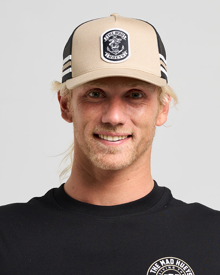 The Mad Hueys Sailor Anchor | Twill Trucker - Tan