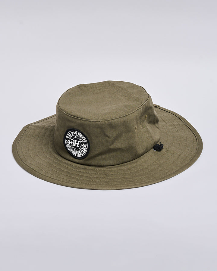 The Mad Hueys Hueys Good Life | Wide Brim Hat - Olive
