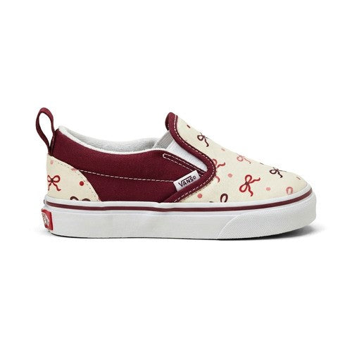 Vans Toddler Slip-On V Bow - Bordeaux