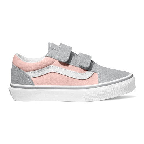 Vans Kids Old Skool V - 2-Tone Gray/Pink